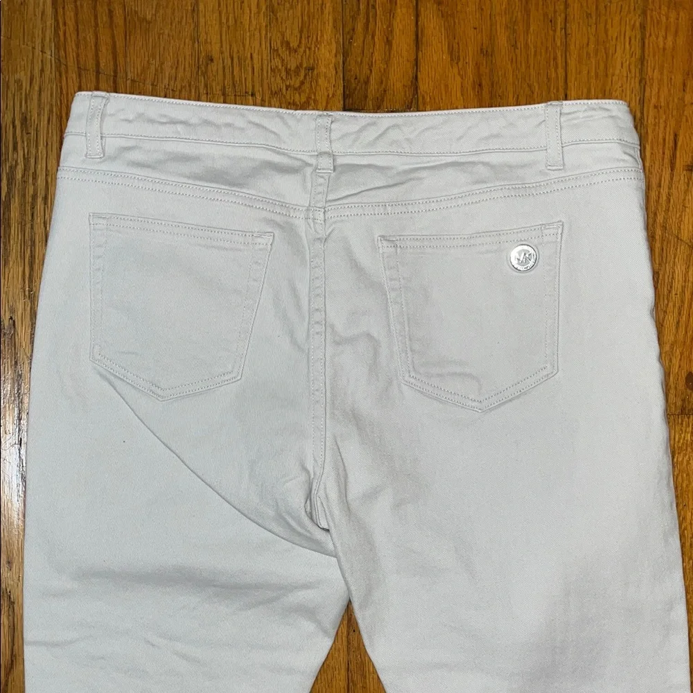 Michael Kors Light Gray Skinny Jeans Size 10